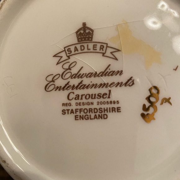 Vintage Sadler Edwardian Entertainment Carousel Teapot - Picture 9 of 9